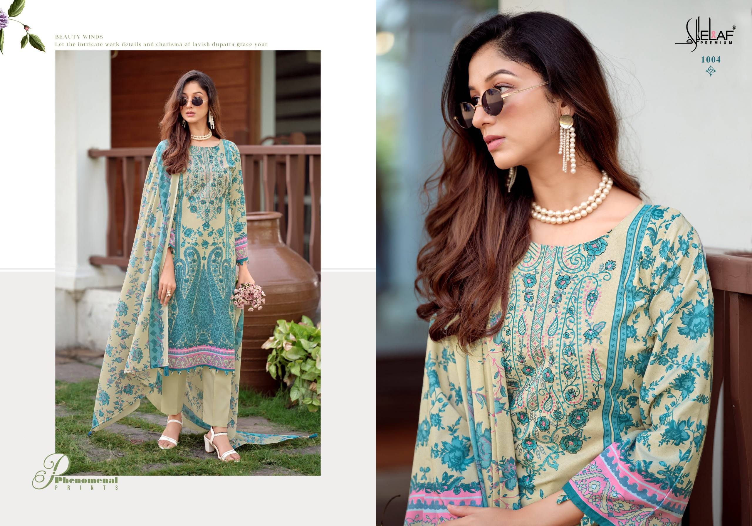 ELAF ASRAJOFA VOL.2 by  ELAF PREMIUM 1001 to 1008 series Indian Pakistani ethnic wear Premium soft Cotton At Wholesale Price